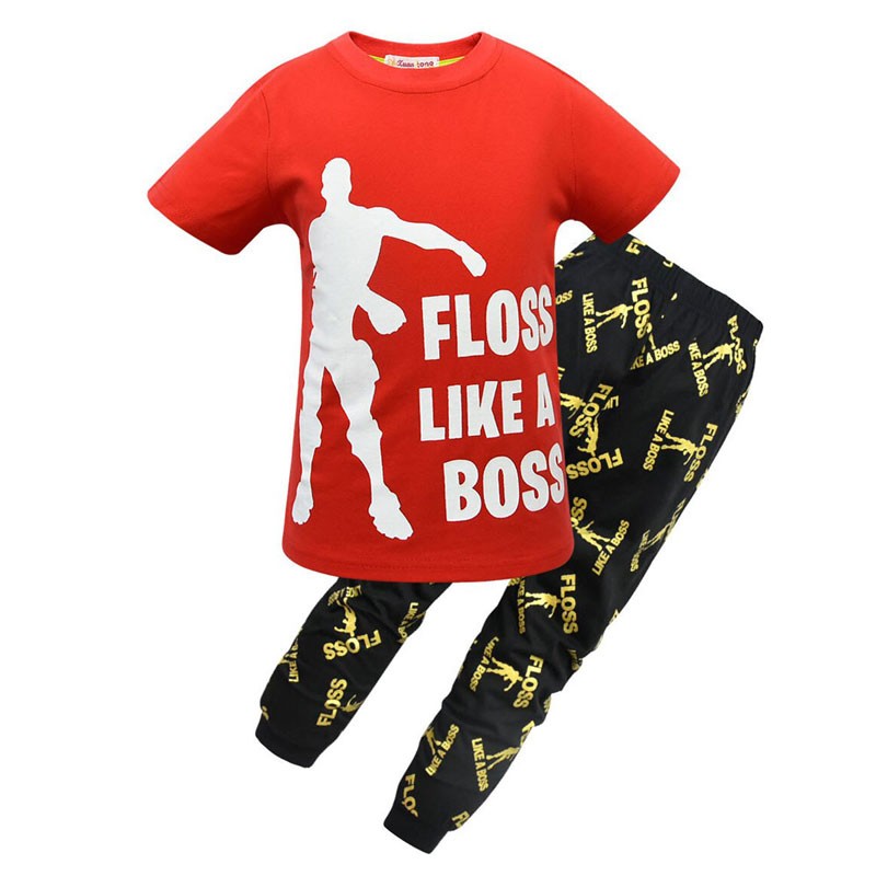 Pyjama Fortnite : like a Boss rouge/noir